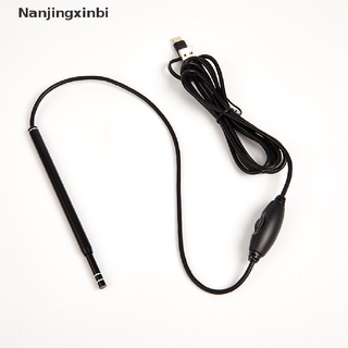 [nanjingxinbi] endoscopio de limpieza de oídos cuchara mini cámara recogedor de orejas eliminación de cera visual [caliente]