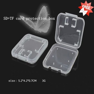 [COD] Caja de protección de tarjeta SD de precio ultra bajo Caja de adaptador de tarjeta TF Caja pequeña blanca en stock