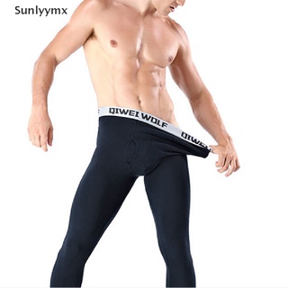 [sxm] ropa interior térmica para hombre inferior larga johns a prueba de tiempo pantalones leggings algodón uyk (7)