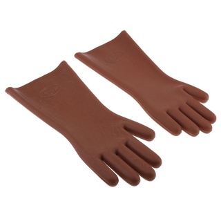 Men's Rubber Insulated Gloves 5KV Safety Electrical Protective Work Gloves