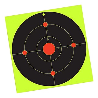 10Pcs Seld Adhesive Shooting Sticker Archery Gun Rifle Practice Target Paper 8'' (2)