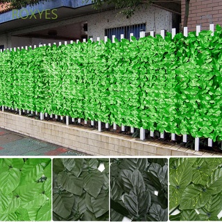 ROXYES hojas de arce verde Artificial hoja verde privacidad paneles de pantalla decoración del hogar planta de jardín valla planta Artificial ratán 0.5X1M balcón valla al aire libre setos