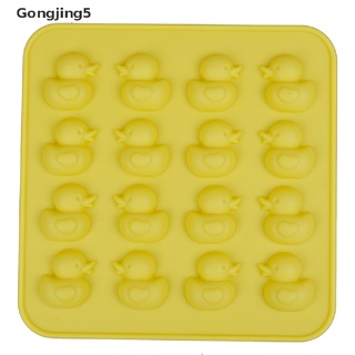 Gongjing5 lindo pato molde de silicona DIY Chocolate hielo galletas caramelo moldes MY