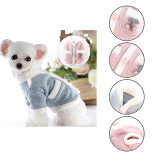 shuyuexi - abrigo de dos patas para mascotas, lindo, disfraz, cómodo, accesorios para mascotas