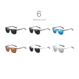 Square Style Classic Men Metal Frame Sunglasses UV400 Protective Sunglasses