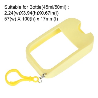 BOBBY 38/40/45/50ml New Silicone Sleeve DIY Card Spray Bottles Bottle Cover Travel Accessories Universal Reusable Makeup Tool Hand Sanitizer Bottle Case/Multicolor (3)