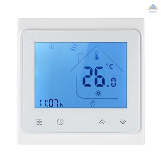 [VIAN] Termostato de calentamiento de agua 5A con pantalla táctil LCD pantalla semanal programable ahorro de energía controlador de temperatura