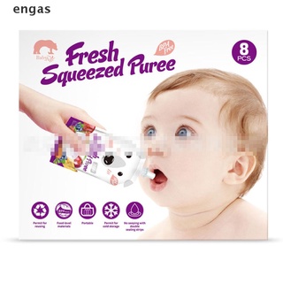 engas High Quality Resealable Fresh Squeezed Pouches Practical Baby Weaning Food Puree . (3)