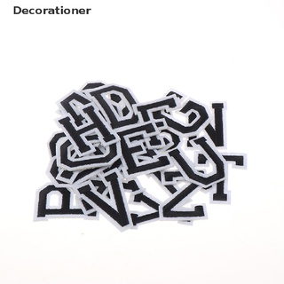 (decoración) parches de hierro en letras de 26 piezas con parche bordado a-z carta insignia en venta