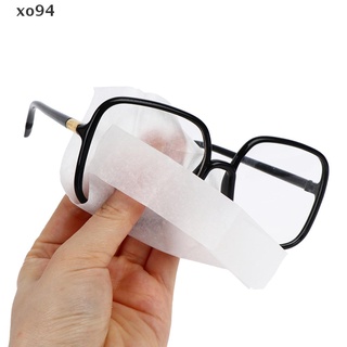 xo94 50 pzs toallitas antiniebla gafas pre-humectadas antiniebla lente desfogger toallitas de gafas.