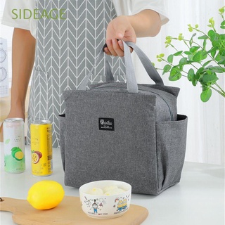 SIDEAGE Picnic Double pocket Waterproof Cooler Food Box Mother baby bag Portable Tote Environmental protection material Insulated Lunch Storage/Multicolor