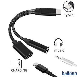 franangel USB-C Tipo A 3,5 Mm Aux Audio Cable De Carga Adaptador Divisor Auriculares Jack