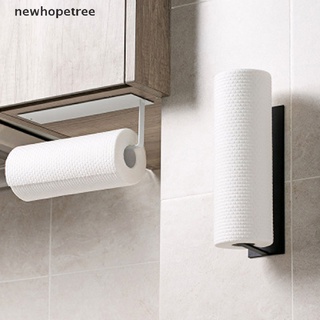 [newhopetree] Soporte de pared para cocina, autoadhesivo, soporte para rollos de papel, estante de almacenamiento de toallas de baño