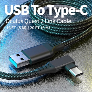 para oculus quest 2 cable de enlace de 5 m usb 3.0 cables de carga rápida para quest 2 vr transferencia de datos carga rápida vr auriculares accesorios abase (6)