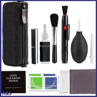 kit de limpieza profesional de lentes dslr para cámara/botella de spray/pluma de pincel (1)