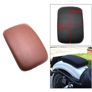 [Alta calidad] asiento de almohadilla para pasajero de motocicleta para Harley Sportster XL883 negro (6)