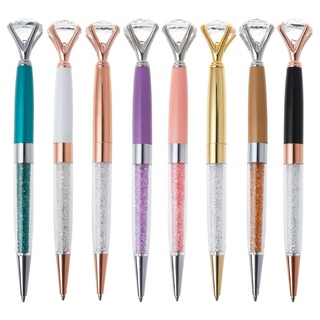 NE Kawaii cristal bolígrafo mágico Metal con diamante grande oficina suministros escolares regalo de navidad