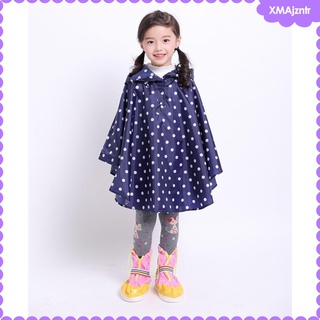 abrigo de lluvia para niños/impermeable estampado de lunares\\\ (6)