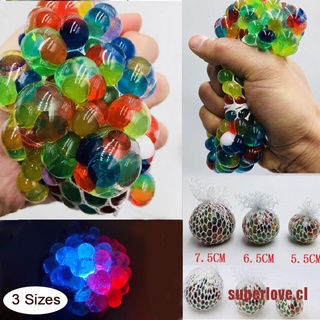 SUPLOVE Glowing Ball Stress Relief Ceiling Squash Globbles Decompression Toy Target