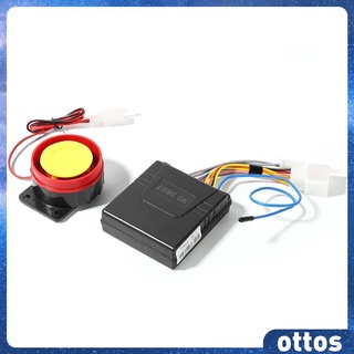 Otto.12v sistema de alarma de motocicleta antirrobo sistema de alarma de seguridad Control remoto
