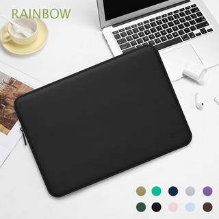RAINBOW 11 13 14 15 inch Business Sleeve Case Fashion Shockproof Laptop Bag Universal PU Leather Soft Ultra Thin Notebook Pouch/Multicolor
