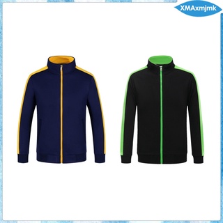 chaqueta de lana suave caliente completa cremallera ropa de trabajo abrigo uniforme top (5)