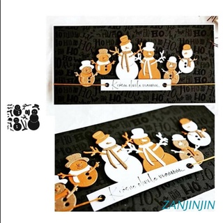 zanjinjin - troqueles de corte de metal para navidad, diseño de álbum de recortes, diseño de tarjetas de papel
