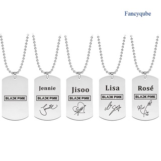 Fancyqube KPOP BTS BLACKPINK GOT7 EXO SEVENTEEN TWICE Necklace Pendant Jewelry Gift New