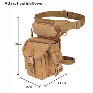 [aff] bolsa de pierna táctica militar para motocicleta, bolsa de pierna, bolsa de caza, bolsa de caza, paquete de cintura, atractivefineflower