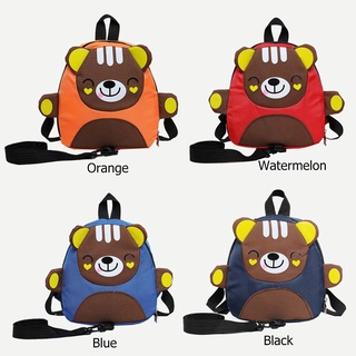 [hst] lindo 3d de dibujos animados oso mochilas niños niñas niños nylon mochila pequeña (2)