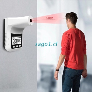 SOG sin contacto automático termómetro de frente montado en la pared cuerpo infrarrojo pantalla LCD Digital medición de temperatura