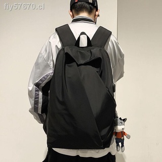 Mochila masculina estilo coreano tendencia de moda simple escuela secundaria estudiante universitario mochila de viaje de ocio mochila de viaje marca de marea de gran capacidad