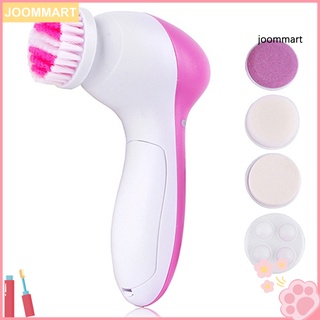 [jm] cepillo limpiador facial eléctrico multifunción 5 en 1/herramienta masajeadora