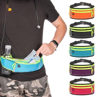 LAXFIER Portable Running Bag Pocket Change Gym Pouch Waist Bag Waterproof Bodybuilding Storage Run Water Hold Phone Case Sports Belt/Multicolor
