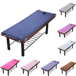 3 tamaños sólido salón de belleza mesa de masaje sábana de cama agradable a la piel hoja de masaje spa tratamiento cama cubierta con agujero de respiración