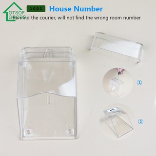 [LOTSOFGOODS] cubierta impermeable transparente para timbre de puerta inalámbrico (9)