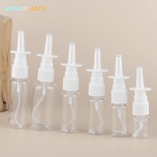 missionally nueva bomba de pulverización nasal blanco pulverizador vacío botellas de plástico salud nariz recargable niebla embalaje médico