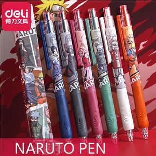 LUCIAEE Moda Tinta Negra Regalos Naruto Gel Pluma Oficina Escritura Suministros Creativo Firma Suave Papelería Neutral/Multicolor (5)