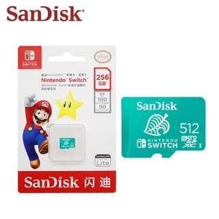 Nueva Tarjeta De Memoria sandisk 256g 512g Para nintendo switch microsdxc (4)