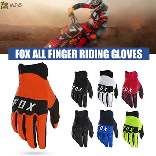 Mjy5 guantes de carreras de motocicleta antideslizantes resistentes al desgaste transpirables guantes de dedo completo