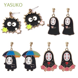yasuko mujeres anime pendientes moda espíritu lejos fantasma pendientes goteo pendientes personalidad creativa para fans fiesta de aleación de dibujos animados (1)