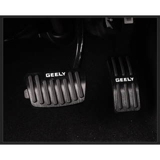 Alta calidad~PROTON X50 Geely Sport Auto Pedal de aluminio de acero acelerador de Gas freno accesorios de coche (3)