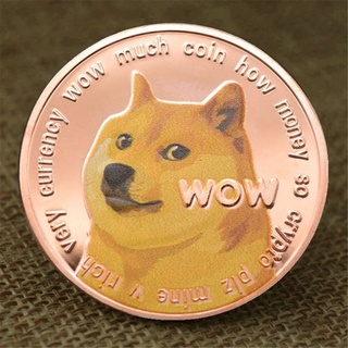 moneda conmemorativa shiba inu doge moneda color tridimensional alivio medallón chapado en oro plata metal insignia virtual moneda sheek (8)
