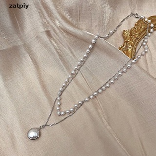 zatpiy kpop - gargantilla de perlas (doble capa) (3)