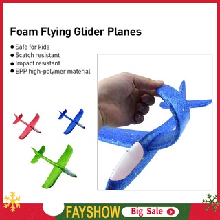 [fay] 48cm juguete De Espuma De avión Luminoso/juguete De Manouvendo Para lanzar/niños