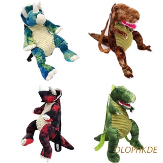 dlophkde creative 3d dinosaurio niños mochilas animales de dibujos animados niños viaje bolsa escolar
