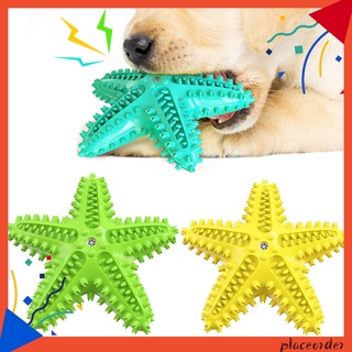 placeorder starfish sounding dientes molar perro juguete resistente a mordeduras cepillo de dientes suministros para mascotas