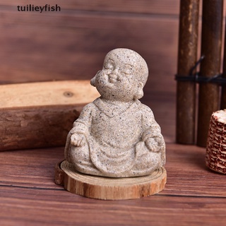 tuilieyfish little monk estatuas de piedra arenisca buda escultura fengshui figuritas decoración del hogar cl