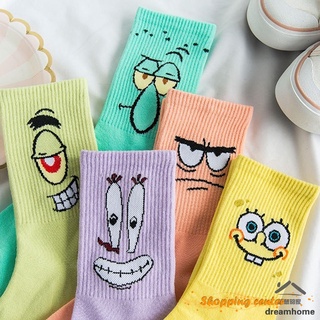 [dh]calcetines De tobillo/calcetines de tobillo con figura de dibujos animados/calcetines de algodón transpirables lindos Unisex para adolescentes/adultos
