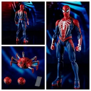 15cm Marvel Figure SHF SHF S.H.Figuarts For PS4 Game Spiderman advanced suit child toy Xmas gift (2)